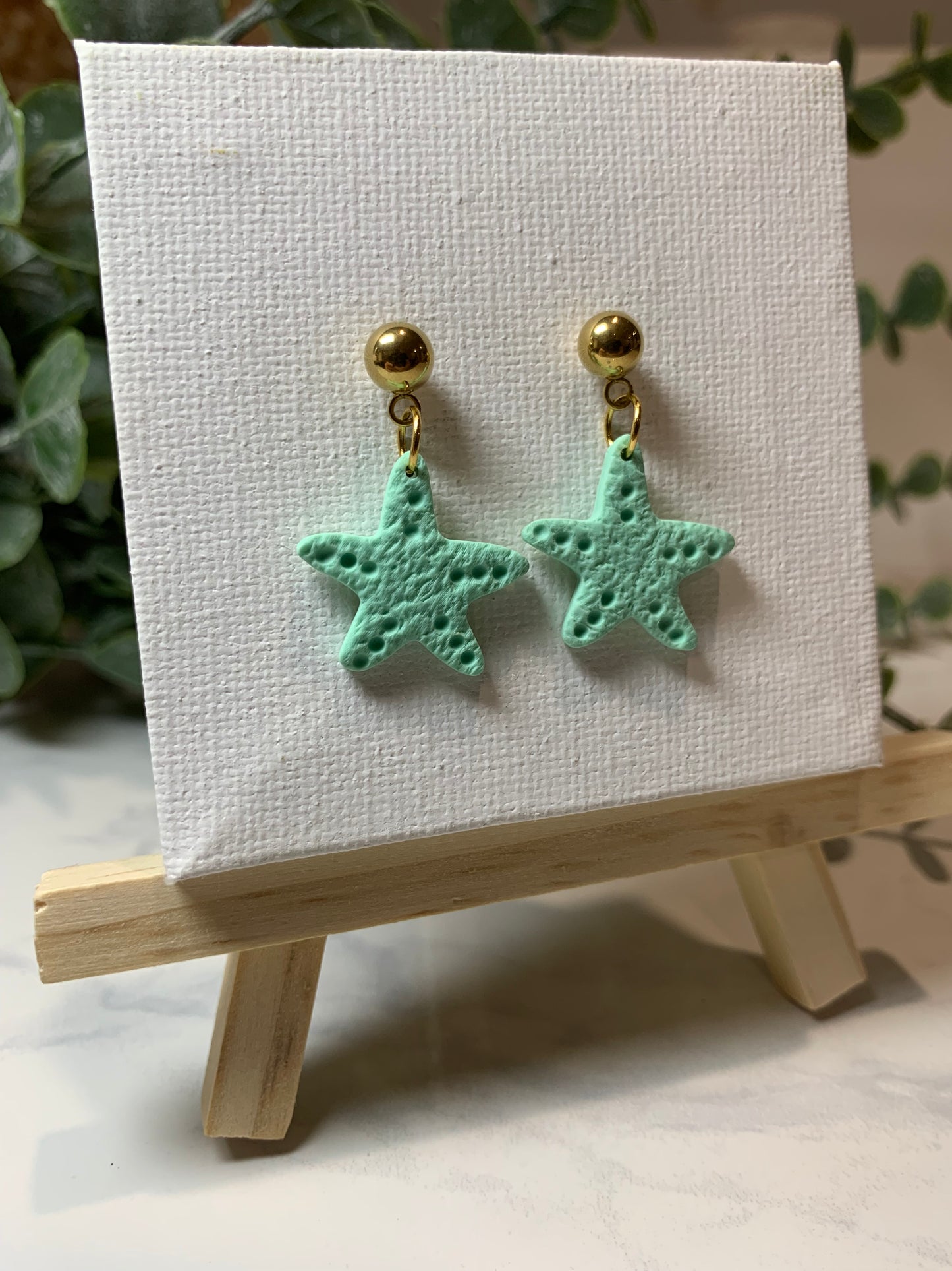 Starfish Dangles (mint)