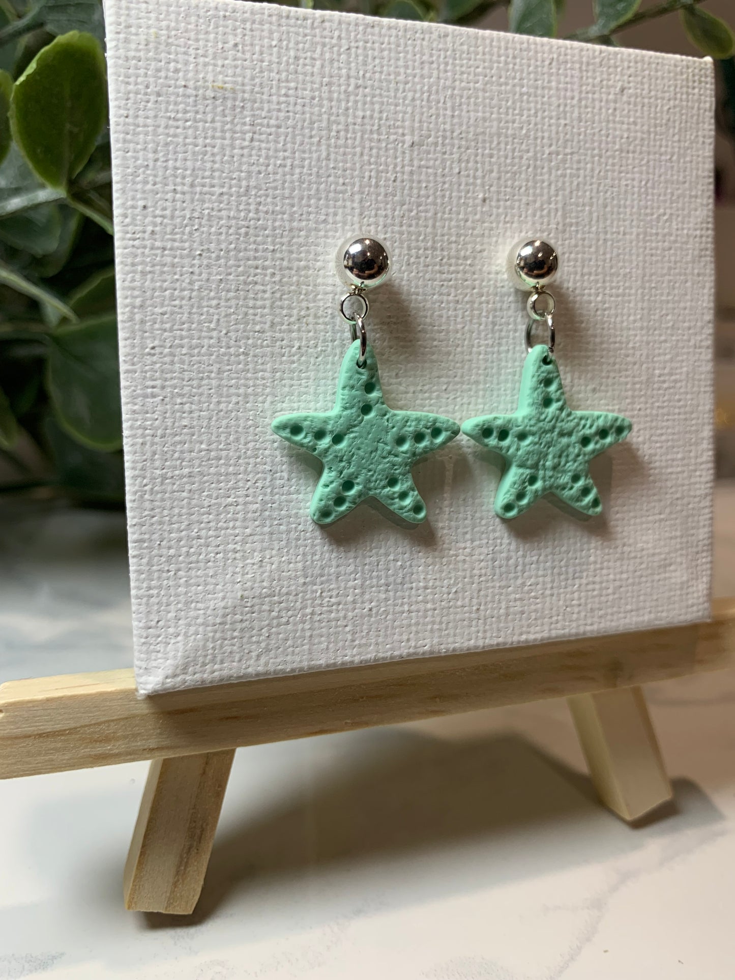 Starfish Dangles (mint)